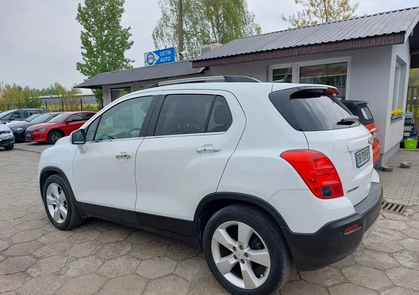 Chevrolet Trax cena 32900 przebieg: 154125, rok produkcji 2013 z Maków Podhalański małe 326